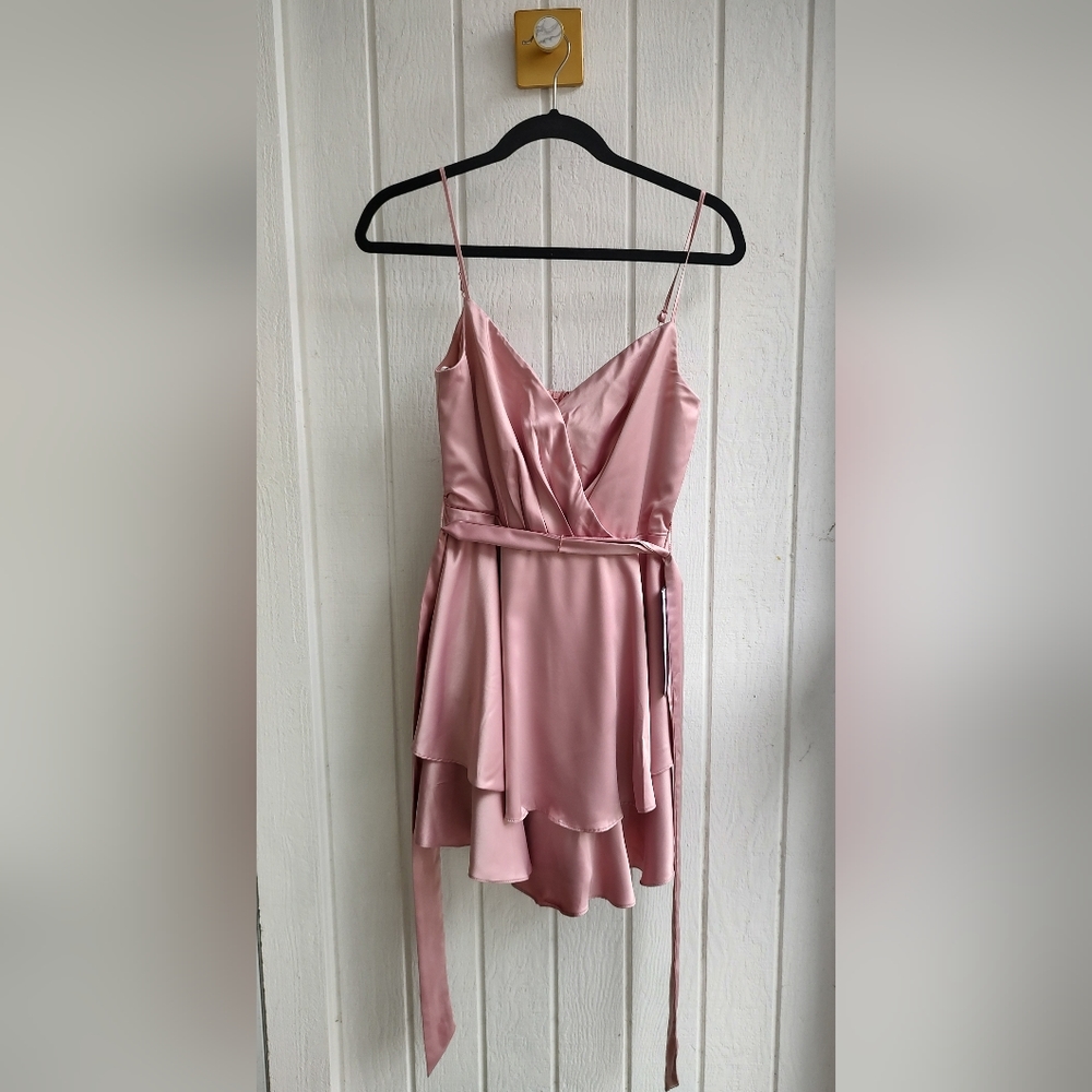 Pink mini formal dress